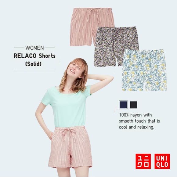 UNIQLO x Liberty London Floral Printed Drawstring Relaco Shorts Size Small [S] - Picture 2 of 6